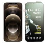 D+ AG Matte Gaming Tempered Glass Edge to Edge Screen Guard Protector for iPhone 12 Pro Max (Pack Of 1)