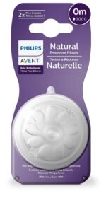 Philips AVENT Natural Response Nipple Flow 1, 2pk, SCY961/02