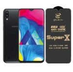 Premium Edge to Edge Super X Tempered Glass Screen Protector for Samsung Galaxy M10s - (Black) (Pack Of 1)