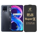 Super X Tempered Glass Screen Protector for Realme 11X 5G (Black) - (Pack of 2)