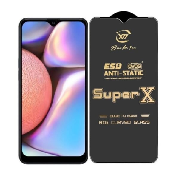 Super X Tempered Glass Screen Protector for Samsung Galaxy A10 - Pack of 2 (Black)