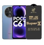 Super X Tempered Glass for POCO C31 (Pack of 2, Transparent)