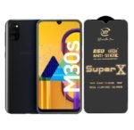 Premium Edge to Edge Super X Tempered Glass Screen Protector for Samsung Galaxy M51 - (Black)Pack of 2