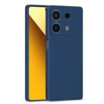 Redmi Note 13 5G Back Cover Camera Protection Shockproof Soft Matte Silicone Back Case for Redmi Note 13 5G (Blue)