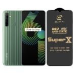 Super X Tempered Glass Screen Protector for Realme 6i - Pack of 2 (Black)