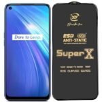 Realme 10 PRO Tempered Glass (Super X OG Glass) Full Screen Coverage Edge to Edge with Easy Installation Kit, (Black) Pack of 2