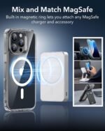 iPhone 16 Pro Case, Compatible with MagSafe, Shockproof Military-Grade Protection | Classic Hybrid Case (HaloLock), Clear