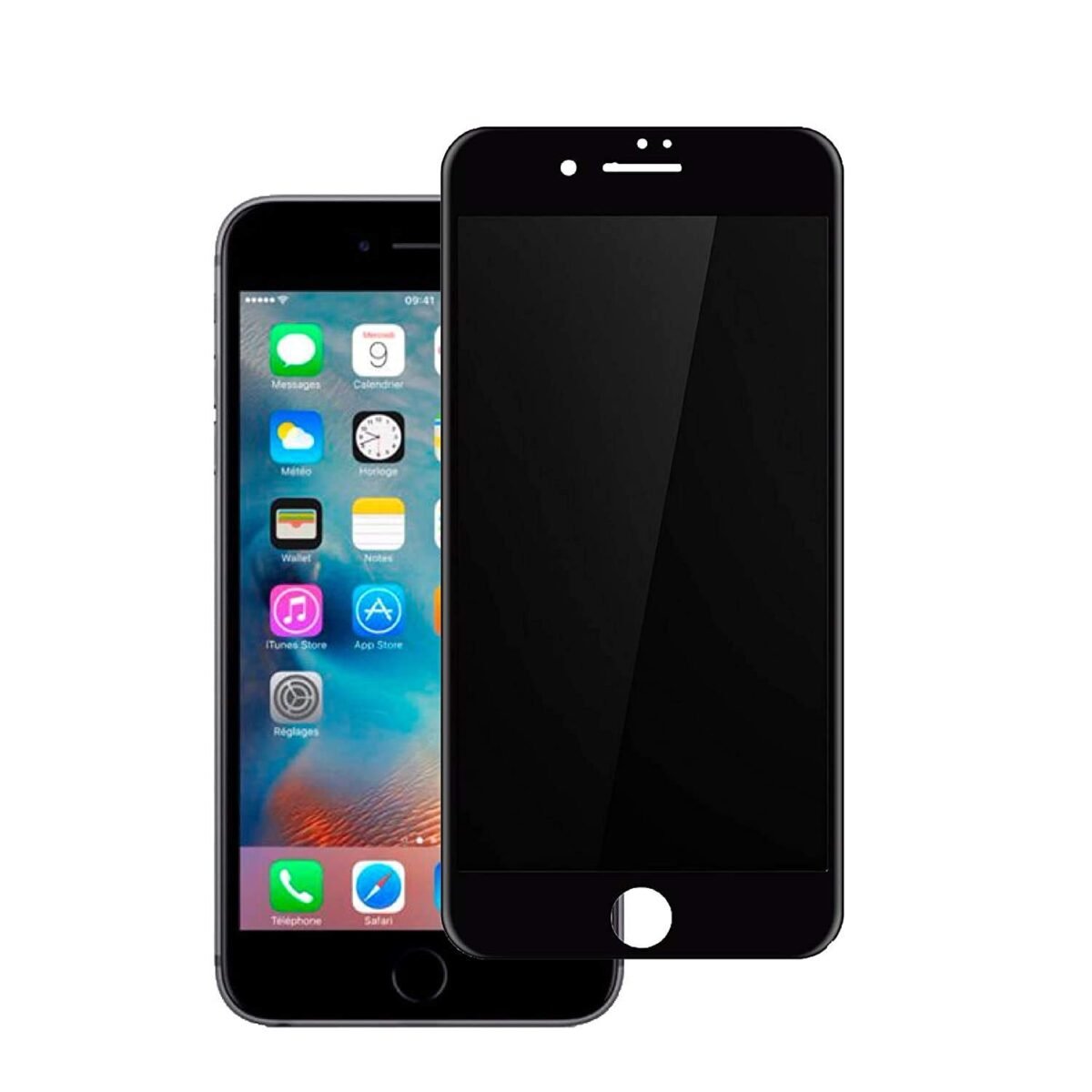 Privacy Tempered Glass with Edge to Edge Full Glue Screen Protector Compatible with iPhone (7 Plus)