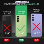 Back Cover Soft Case for Samsung Galaxy A54 5G | Best Camera Protection | Inbuilt Dust Plugs & Anti-Slip Grip | Ultra Clear Slim Back (Silicone | Transparent)