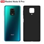 Redmi Note 9 Pro/Note 9 Pro Max/Note 10 Lite Back Cover | Camera Bump Protection & Ultra Slim | Matte Soft Silicon Shock Proof Rubberised Back Case Cover (Black)