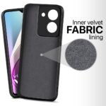 Back Cover for Vivo Y36 | Ultra Slim Soft Rubberised Case | Inner Velvet Fabric Lining | Matte Silicone FlBack Cover for Vivo Y36 | Ultra Slim Soft Rubberised Case | Inner Velvet Fabric Lining | Matte Silicone Flexible Mobile Case | Camera Protection - Blackexible Mobile Case | Camera Protection - Black