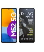 D+ Matte Tempered Glass With 18H Hardness For Samsung Galaxy M52 5G | Full screen Coverage - 6.7 (PACK OF 1)