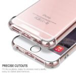 Back Shock Proof Silicone Bumper Cover Case for Apple iPhone 6 / 6S (TPU+Polycarbonate)