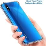 Back Case Cover for Mi Redmi 9A / 9i / 9A Sport / 9i Sport (Side/Corner Bumper | Soft TPU) - Transparent