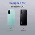 Back Case Cover for Mi Redmi 12C (TPU + PC_Transparent)