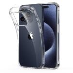 Case for iPhone 15 Pro Silicone Case Clear Transparent Shockproof | Soft Silicone Slim (Transparent)