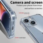 Transparent Hard Back Scratch Resistant Cover Case for iPhone 14 / iPhone 13 (Clear) (Polycarbonate)