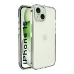 iPhone 15 (6.1 Inch) Clear Case | Soft Flexible Slim-Fit | TPU Back Cover (Transparent)