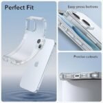 Case for iPhone 15 Plus Silicone Case Clear Transparent Shockproof Scratch Resistant Protective Phone Soft Silicone Slim (Transparent)