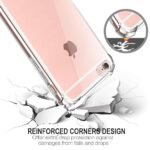 Back Shock Proof Silicone Bumper Cover Case for Apple iPhone 6 / 6S (TPU+Polycarbonate)