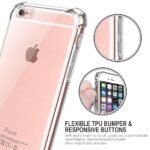 Back Shock Proof Silicone Bumper Cover Case for Apple iPhone 6 / 6S (TPU+Polycarbonate)