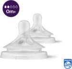 AVENT Philips Natural Response Teat 0M+ Scy962/02 - Gentle Flow For Newborns