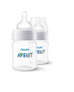 Philips Avent Anti-Colic Baby Feeding Bottles by Fratelli | 4oz/125ml - Pack of 2 | SCY100/20