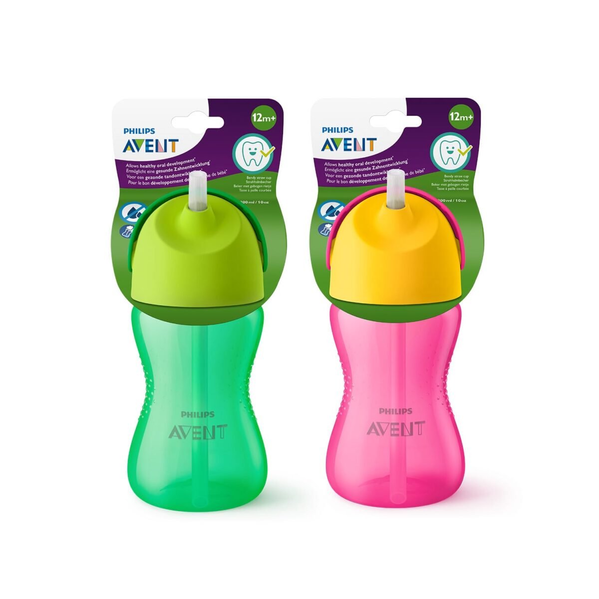 Philips Avent My Bendy Straw Cup 300ml/10oz (12M+) (Assorted)