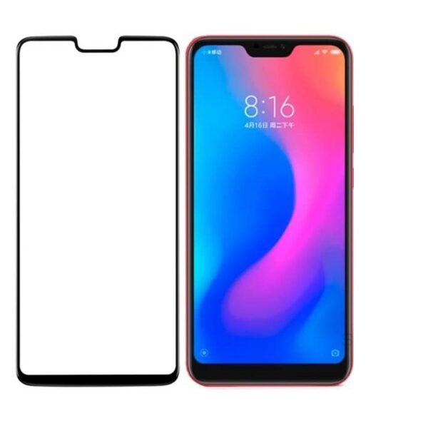 Redmi Mi 6 PRO Tempered Glass (Super X OG Glass) Full Screen Coverage Edge to Edge with Easy Installation Kit, (Black) Pack of 2