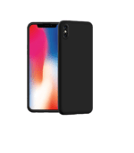 Mobile Cover for iPhone Xs (Silicone_Black)