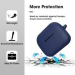 Case Cover Compatible for Boat Airdopes 161, Soft Silicone Skin Case Cover Shock-Absorbing Protective Case (Blue) pack of 10