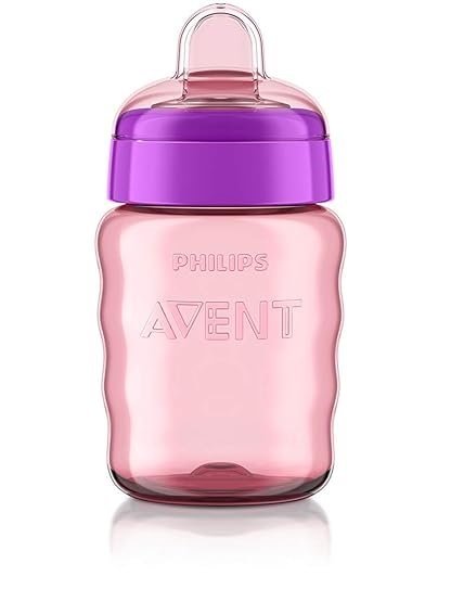 Philips Avent My Easy Sippy Cup, 9 Ounce, Pink\Purple , SCF553\03