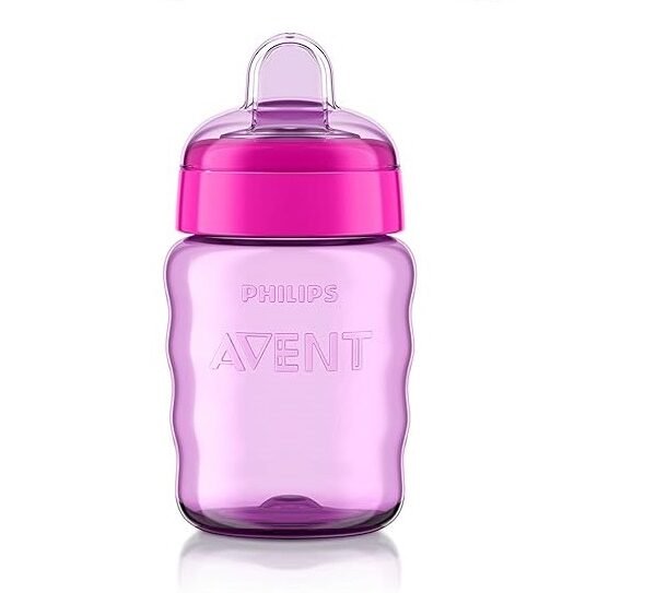 Philips Avent My Easy Sippy Cup, 9 Ounce, Purple\Pink , SCF553\05