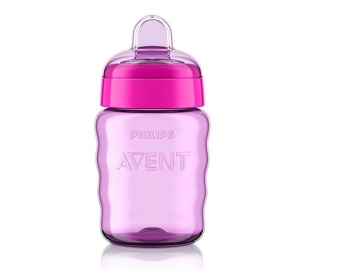 Philips Avent My Easy Sippy Cup, 9 Ounce, Purple\Pink , SCF553\05