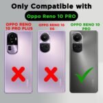 Oppo Reno 10 Pro 5G Flip Cover Leather Finish | Inside TPU with Card Pockets | Wallet Stand and Shock Proof | Complete Protection Flip Case (Brown)