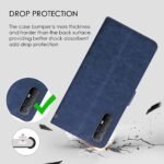 Flip Cover for Oppo Reno 3 Pro | Premium Leather Finish | Inbuilt Pockets & Stand | Flip Case for Oppo Reno 3 Pro (Blue)