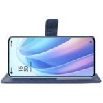 Flip Cover for Oppo Reno7 5G | Premium Leather Finish | Inbuilt Pockets & Stand | Flip Case for Oppo Reno7 5G (Blue)