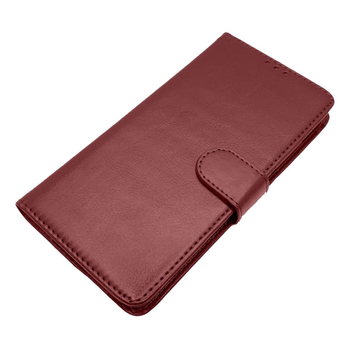 Mi Redmi Note 10 Pro/Note 10 Pro Max Flip Case | Vintage Leather Finish | Inside TPU | Wallet Stand | Magnetic Closing | Flip Cover for Mi Redmi Note 10 Pro/Note 10 Pro Max (Brown)