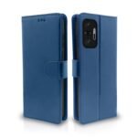 Mi Redmi Note 10 Pro/Note 10 Pro Max Flip Case | Vintage Leather Finish | Inside TPU | Wallet Stand | Magnetic Closing | Flip Cover for Mi Redmi Note 10 Pro/Note 10 Pro Max (Blue)