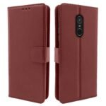 Xiaomi Redmi Note 4 Flip Cover Magnetic Leather Wallet Case Shockproof TPU for Xiaomi Redmi Note 4 (Brown)