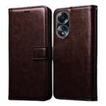 Flip for Oppo A58 4G (Leather_Coffee)