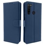 Redmi Note 8 Flip Cover Case | Leather Finish | Wallet Stand | Shock Proof | 360 Degree Complete Protection Flip Cover for Xiaomi Redmi Note 8 (Blue)