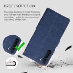 Flip Cover for Oppo F15 / Oppo A91 | Premium Leather Finish | Inbuilt Pockets & Stand | Flip Case for Oppo F15 / Oppo A91 (Blue)