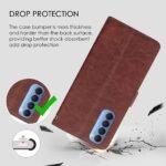 Flip Cover for Oppo Reno 4 Pro | Premium Leather Finish | Inbuilt Pockets & Stand | Flip Case for Oppo Reno 4 Pro (Brown)