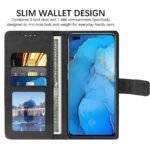 Flip Cover for Oppo Reno 3 Pro | Premium Leather Finish | Inbuilt Pockets & Stand | Flip Case for Oppo Reno 3 Pro (Black)