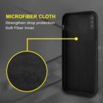 Mobile Cover for iPhone Xs (Silicone_Black)