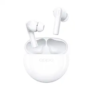 Oppo Enco Buds 2 Wireless Headphone, Up To 28 Hours Of Listening Time, Noise Cancellation (White)