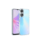 Oppo A78 5G Silicone Clear with Camera Protection | Soft and Flexible (Transparent)