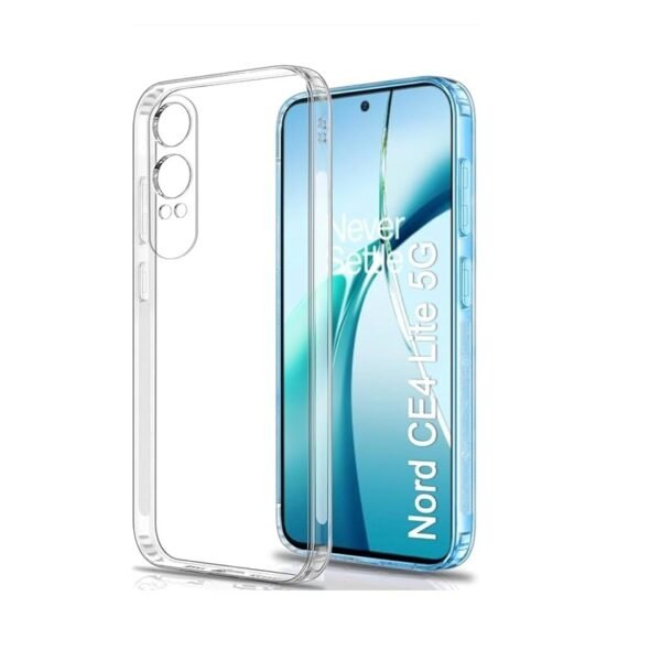 OnePlus Nord CE4 Lite 5G Case Soft Silicon Flexible Back Case Cover [Transparent]