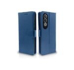 OnePlus Nord CE 4 5G Flip Cover Leather Finish | Inside TPU with Card Pockets | Wallet Stand and Shock Proof (Blue)